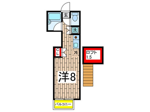 ユ－ハ－ト横浜霞ヶ丘の物件間取画像